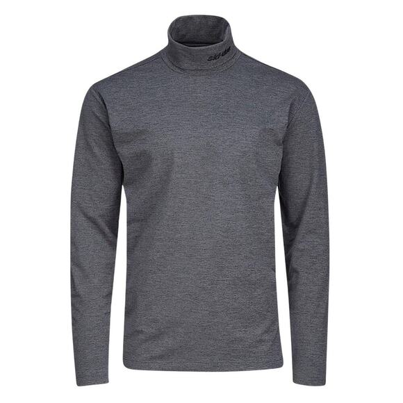 Mens or Unisex SKI-DOO Turtleneck - Ski Shirt Heather Grey SIZE MEDIUM NEW - Picture 1 of 5